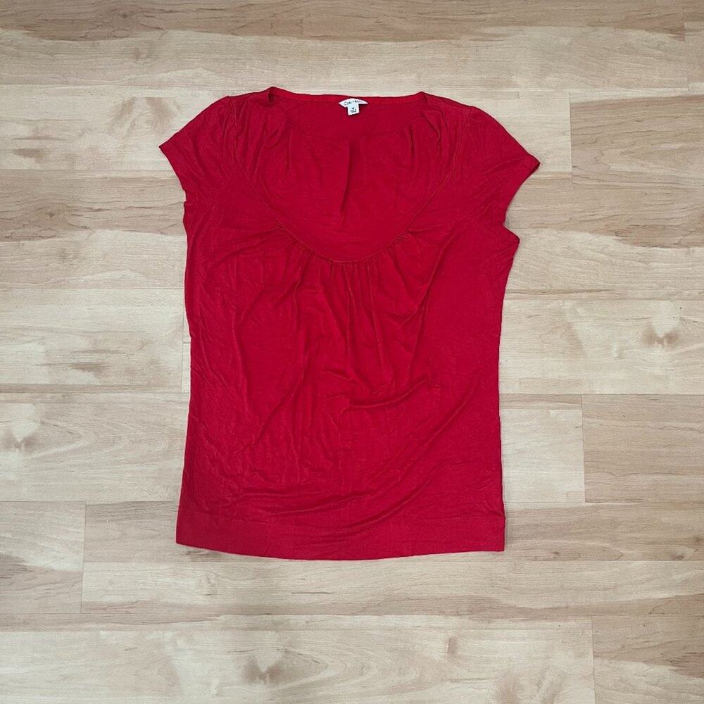 Calvin Klein Dark Red Blouse